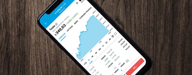 New trading platform of Degiro on their mobile app